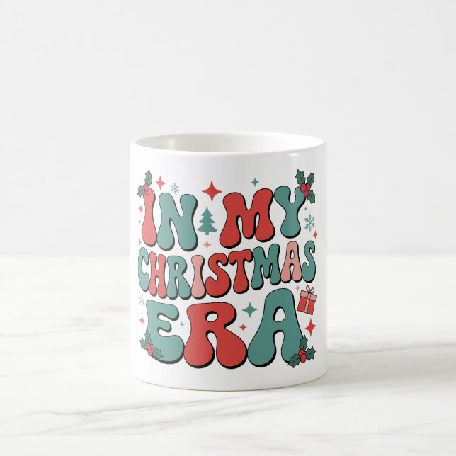 In meiner Weihnachtszeit Niedliche WeihnachtsWeihn Kaffeetasse (Mittel)