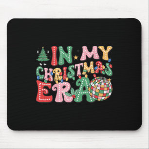 In meiner Weihnachtszeit Retro frohe Weihnachten M Mousepad