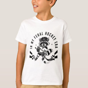 In meiner wilden Hockey-Ära Süßer Waschbär-Hockey T-Shirt