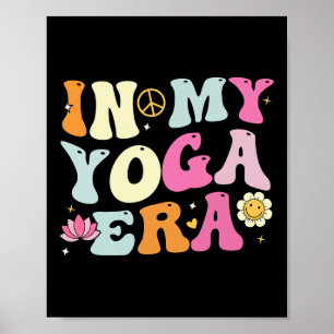 In meiner Yoga-Ära, groovy Meditation Poster