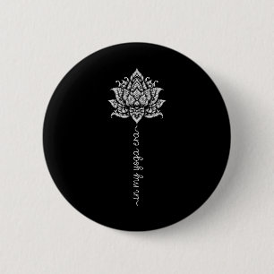 In Meiner Yoga-Ära Lotusblumen-Yoga Cl Meditation Button