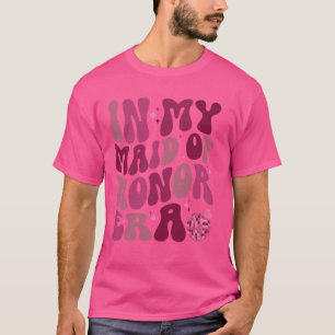 In meiner Zeit als Ehrenjungfer Groovige Hochzeit T-Shirt