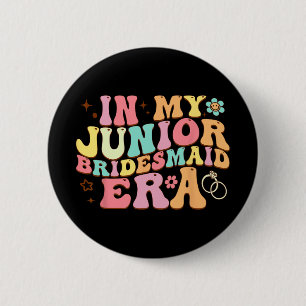 In meiner Zeit als Junior-Brautjungfer Groovy Brau Button