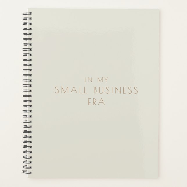 In meiner Zeit als kleine Unternehmen Beige 2024 P Planer (Vorderseite)