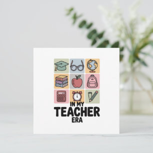 In meiner Zeit als Lehrerinnen Leben als Kindergar Einladung