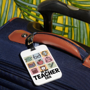 In meiner Zeit als Lehrerinnen Leben als Kindergar Gepäckanhänger