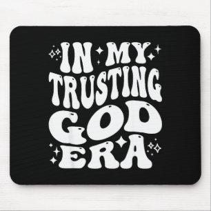 In meiner Zeit, in der ich Gott vertraue, religiös Mousepad