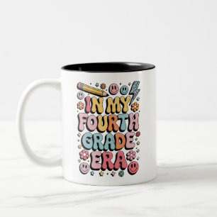 In meiner Zeit in der vierten Klasse 4. Klasse Zur Zweifarbige Tasse