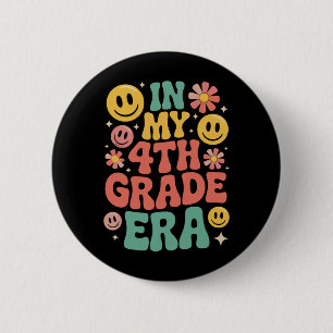 In meiner Zeit in der vierten Klasse Retro 4. Klas Button