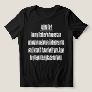 In meines Vaters Haus Johannes 14 2 KJV Tri-Blend Shirt