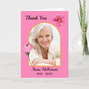 In Memorial danke Karte