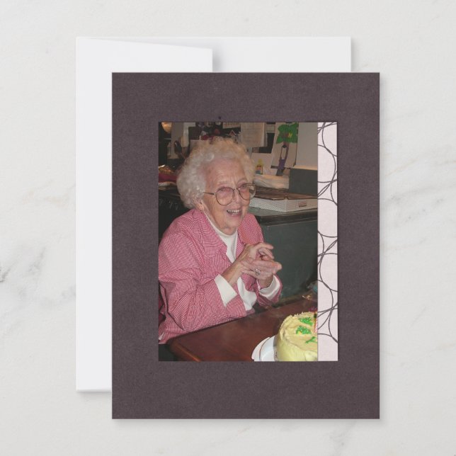 In Memoriam Erinnerung Death Notice Foto Einladung (Vorderseite)