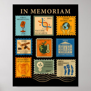 In Memoriam Gleichberechtigung Wissenschaft Frauen Poster