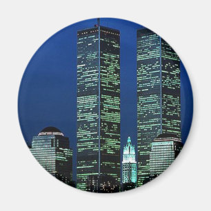 In Memoriam zum Gedenken an Twin Tower WTC NYC Magnet