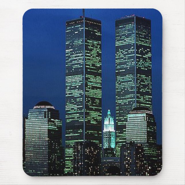 In Memoriam zum Gedenken an Twin Tower WTC NYC Mousepad (Vorne)