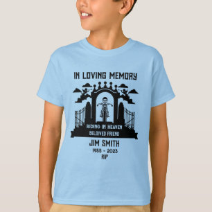 In Memory Motorradfahrer-Beerdigung T-Shirt