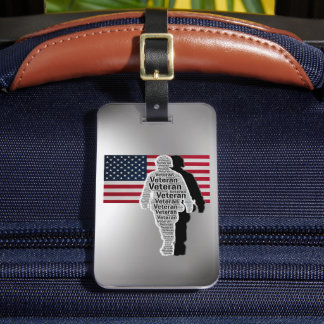 In Memory of Veterans Luggage Tag Gepäckanhänger