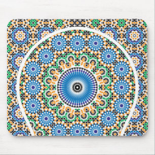 In Mosaik geschmückter Teppich Mousepad