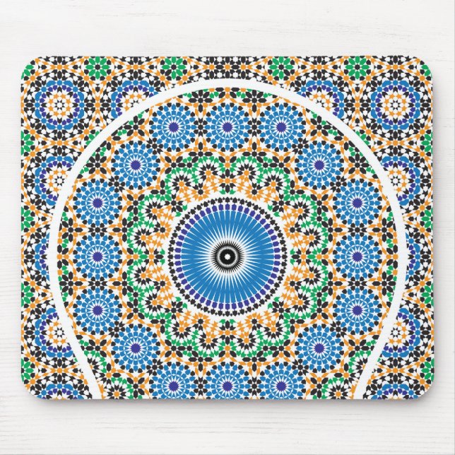 In Mosaik geschmückter Teppich Mousepad (Vorne)