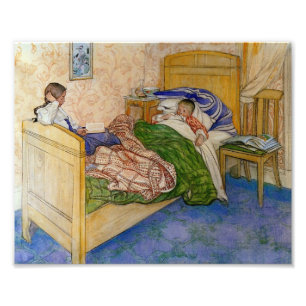 In Mumys Bett 1908 Fotodruck