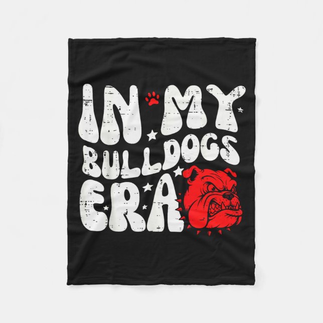 In My Bulldog Era Men Women Kids Boys Youth Teen G Fleecedecke (Vorderseite)