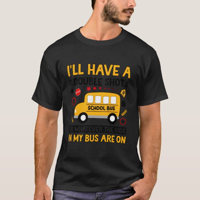In My Bus Monitor School Bus Monitor T-Shirt (Vorderseite)