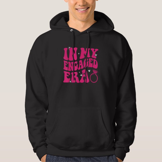 In my Engaged Era  Bride Bachelorette Party Bridal Hoodie (Vorderseite)