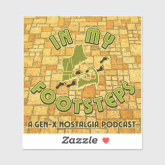 In My Footsteps Podcast Aufkleber Alt. #1