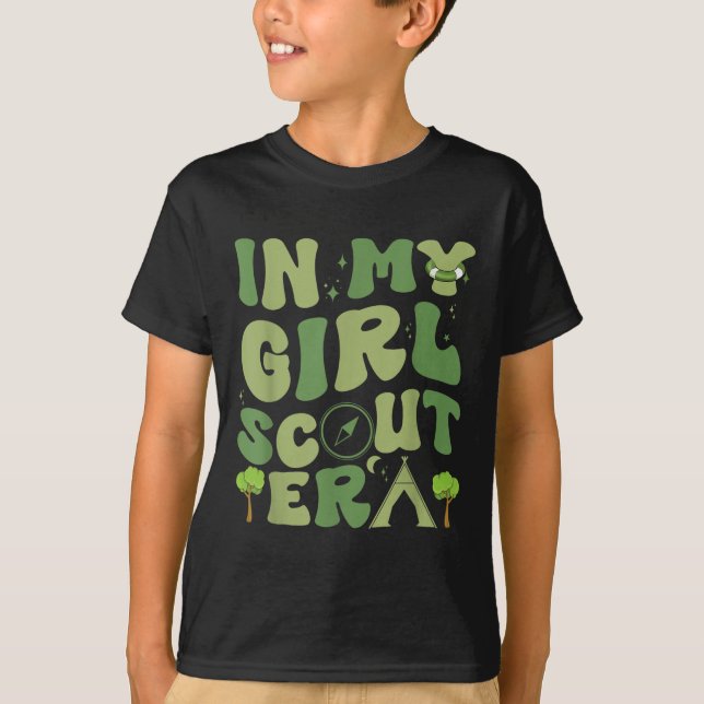 In My Girl Patricks Day Scout Era, Scout Camping F T-Shirt (Vorderseite)