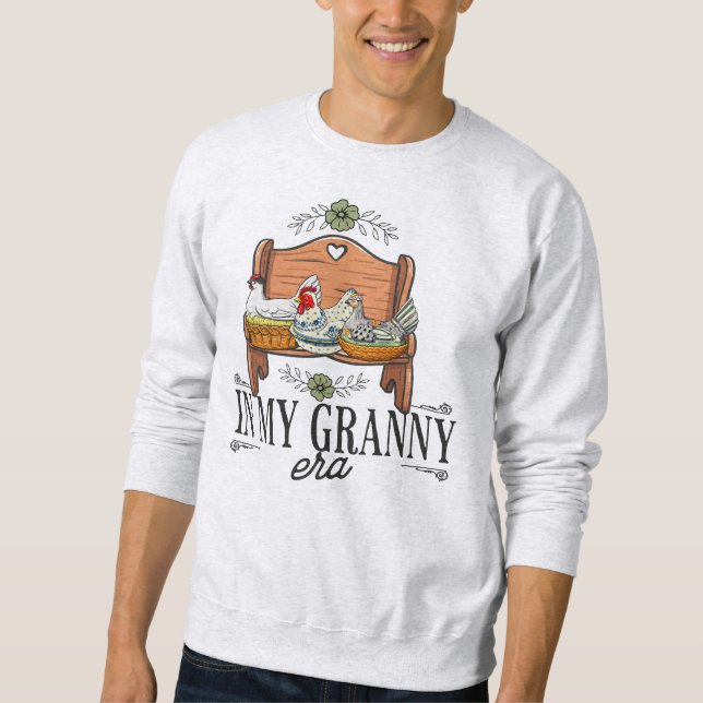 In My Granny Era, Vintage Farmhouse Chicken Sweatshirt (Vorderseite)