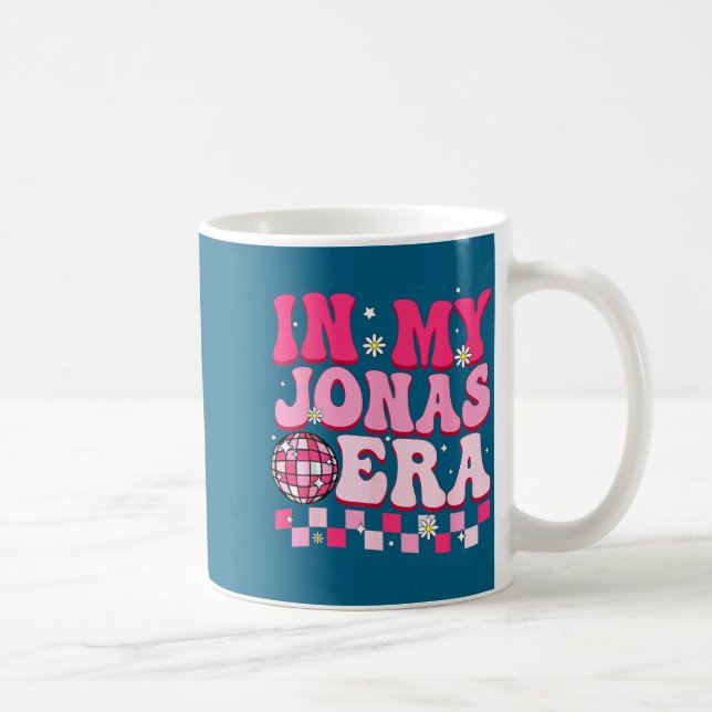 In My Jonas Era Funny Jonas Groovy 80's Men Women  Kaffeetasse (Rechts)