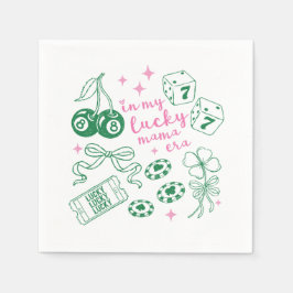 In My Lucky Mama Era St Patricks Day Serviette