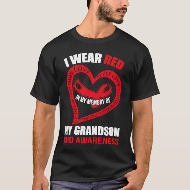 In my memory of my grandson CHD AWARENESS T-Shirt (Vorderseite)