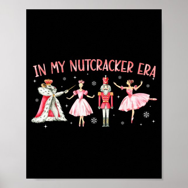 In My Nutcracker Era Christmas Xmas Holiday Pajama Poster (Vorne)