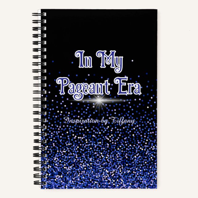 In My Pageant Era | Custom Journal Blue Royale Notizbuch (Vorderseite)