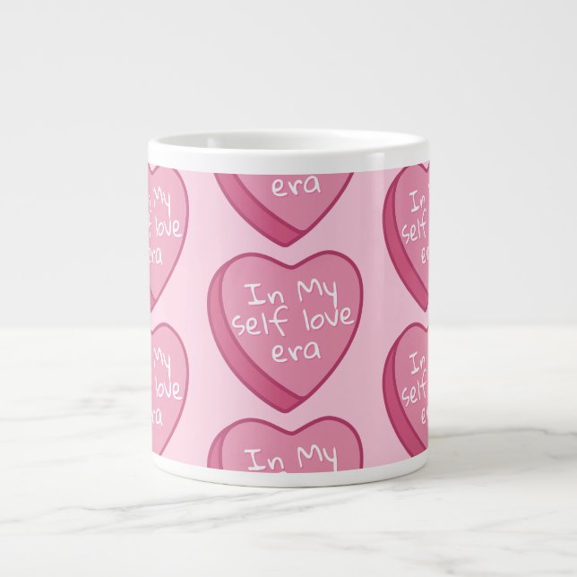 "In my self Liebe Zeita" Tasse rosa Liebe (Vorderseite)