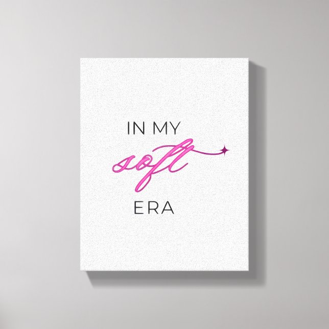 In My Soft Era - Wandkunst Leinwand  (Vorderseite)