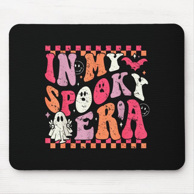 In My Soky Era Groovy Hipe Halloween Ghost  Mousepad (Vorne)