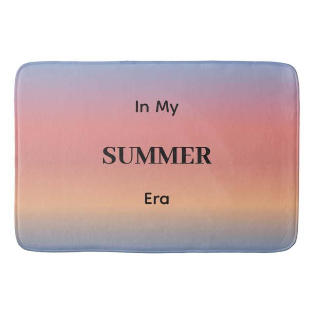 In My Summer Era Gradient Sunrise Color Badematte (Vorderseite)
