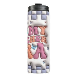 In My Teacher Era Puffy 3D 16oz Thermal Cup Thermosbecher