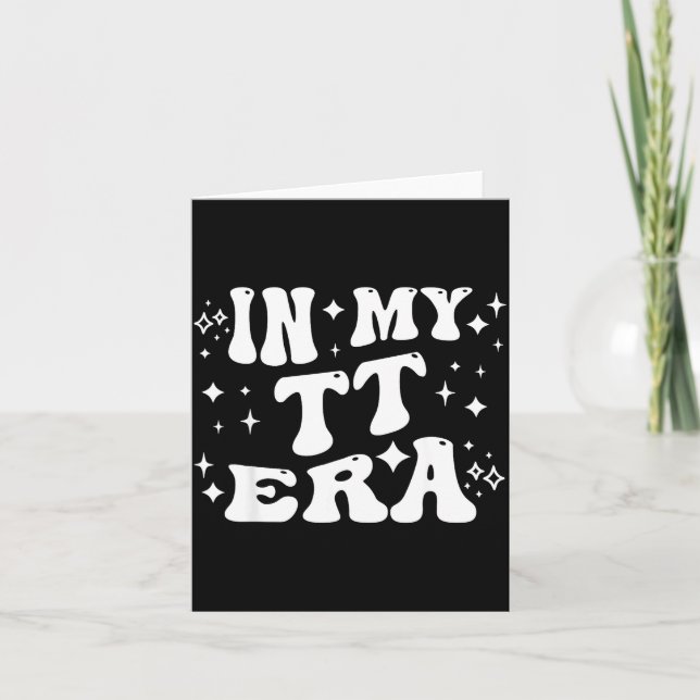 In My Tt Era Grandma Auntie Family Nickname  Karte (Vorderseite)