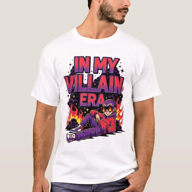 In My Villain Era - Funny Edgy Cartoon T - Shirt (Vorderseite)