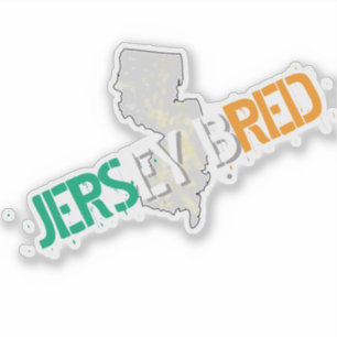 IN NEW JERSEY GEZÜCHTET AUFKLEBER