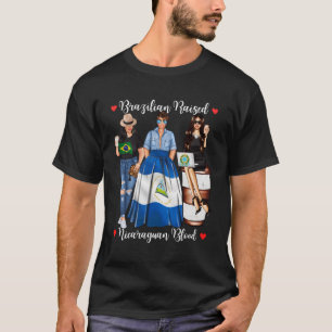 In Nicaragu Geboren aufgewachsenes nicaraguanische T-Shirt