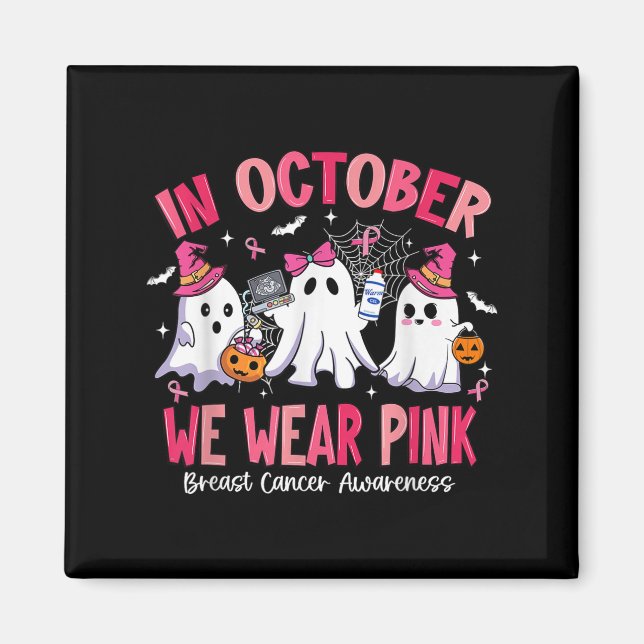 In October We Wear Nk Sonography Sonographer Breas Magnet (Vorne)