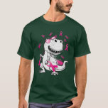 In October We Wear Pink Breast Cancer Warrior T Re T-Shirt<br><div class="desc">In October We Wear Pink Breast Cancer Warrior T Rex Dinosaur  .</div>