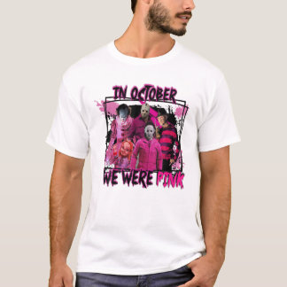 In October We Wear Pink, Horror Character Wear Pin T-Shirt