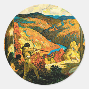 In Old Kentucky Runder Aufkleber