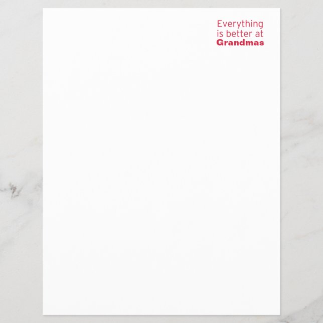 In Oma ist alles besser Flyer (Vorne)