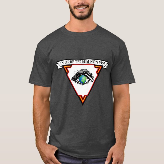 "IN ORBE TERRUM NON VISI" T-Shirt (Vorderseite)